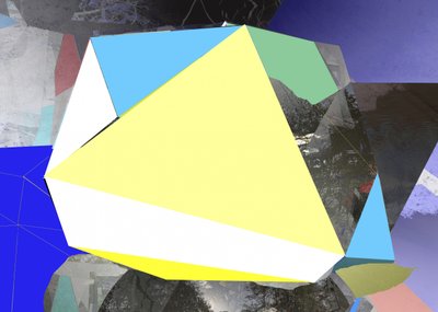 Paesaggio geometrico astratto da Stefan Fransson