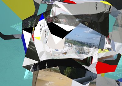 Geometria urbana astratta da Stefan Fransson