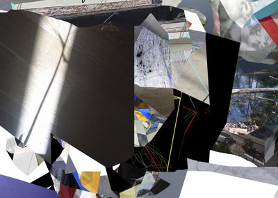 Collage di luci frammentate da Stefan Fransson