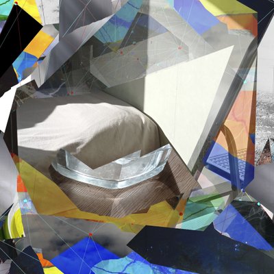 Collage geometrico moderno da Stefan Fransson