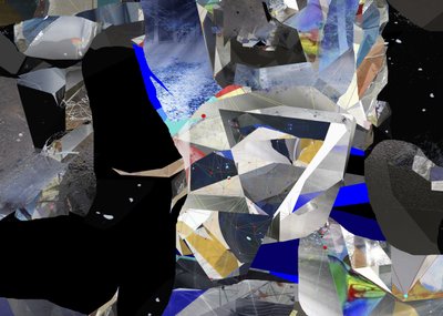 Shattered Blue - Astratto da Stefan Fransson