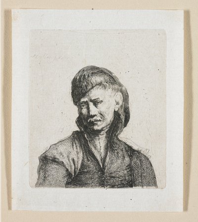 Busto di un cosacco da Stefan Juliusz Norblin de la Gourdaine