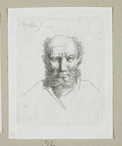 Testa di vecchio da Stefan Juliusz Norblin de la Gourdaine