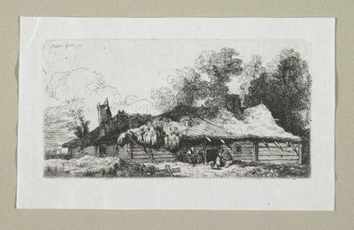 Paesaggio con fattoria polacca da Stefan Juliusz Norblin de la Gourdaine