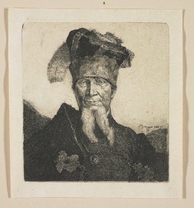 Ritratto di un uomo, detto "Mazeppa" da Stefan Juliusz Norblin de la Gourdaine