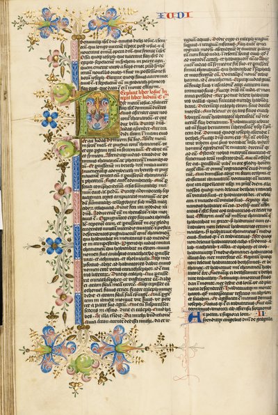 Iniziale decorata P da Stefan Lochner