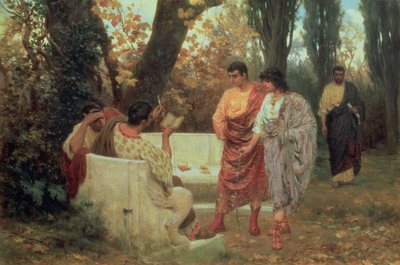 Il poeta romano Catullo legge la sua poesia da Stefan Vladislavovich Bakalowicz