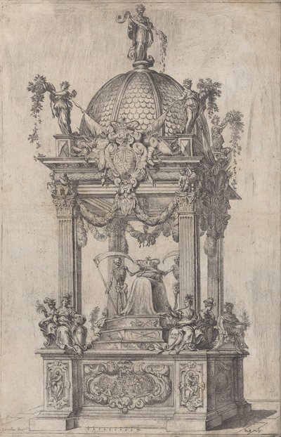 Il catafalco di Filippo IV di Spagna da Stefano Camogli
