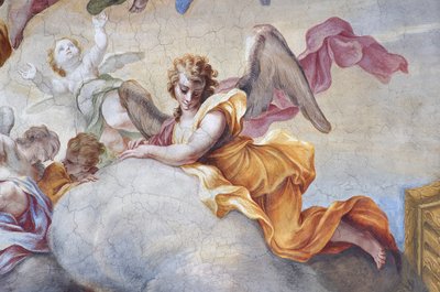 Angelo, dettaglio dalla Gloria di San Giovanni Battista da Stefano Maria Legnani