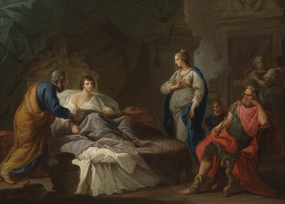 Antioco brama Stratonice, c.1740 da Stefano Pozzi