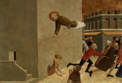 Il Beato Ranieri Rasini libera i poveri dalla prigione a Firenze, predella del polittico di San Francesco de Borgo San Sepolcro, 1437-44 da Stefano Sassetta