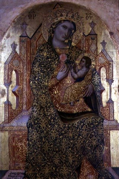 Madonna col Bambino in trono da Stefano Veneziano