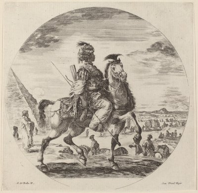 Un cavaliere nero da Stefano della Bella