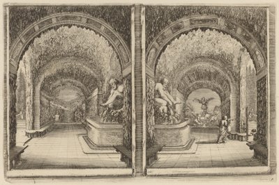 Una Grotta Vista da Due Punti di Vista Diversi, probabilmente 1653 da Stefano della Bella