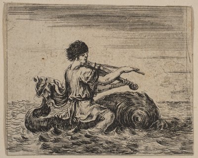 Arione, dal Gioco della Mitologia da Stefano della Bella