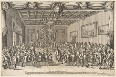 Banchetto dei Piacevoli, 1627 da Stefano della Bella