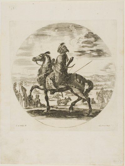 Cavaliere nero da Stefano della Bella