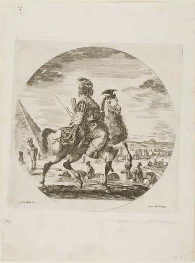 Cavaliere nero da Stefano della Bella