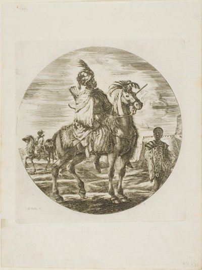 Cavaliere nero da Stefano della Bella