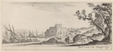 Barche sulla riva del mare da Stefano della Bella