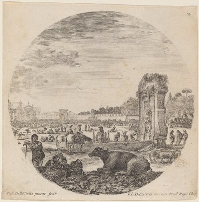 Campo Vaccino, 1646 da Stefano della Bella