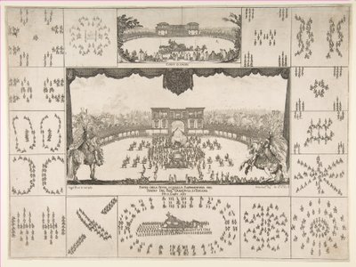 Carosello a Firenze per il matrimonio del Granduca Ferdinando II, 1637 da Stefano della Bella