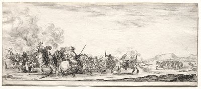 Scaramuccia di cavalleria da Stefano della Bella