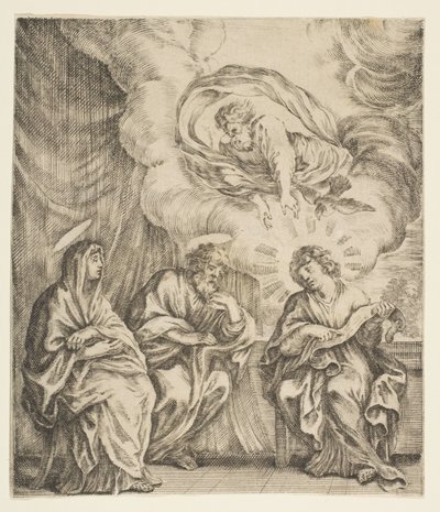 Gesù Bambino che Spiega le Scritture a Sua Madre e San Giuseppe da Stefano della Bella