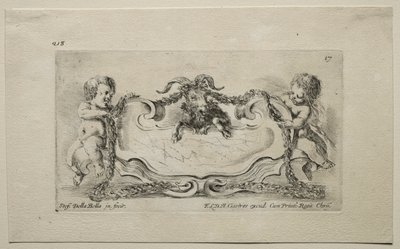 Collezione di vari capricci e nuovi disegni di cartigli e ornamenti: No 17 da Stefano della Bella