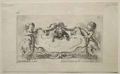 Collezione di vari capricci e nuovi disegni di cartigli e ornamenti: No 17 da Stefano della Bella