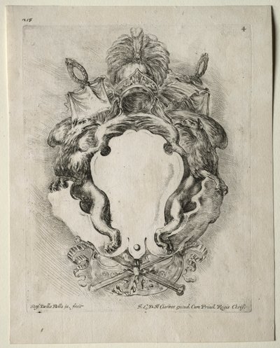 Collezione di vari capricci e nuovi disegni di cartigli e ornamenti: No. 4 da Stefano della Bella