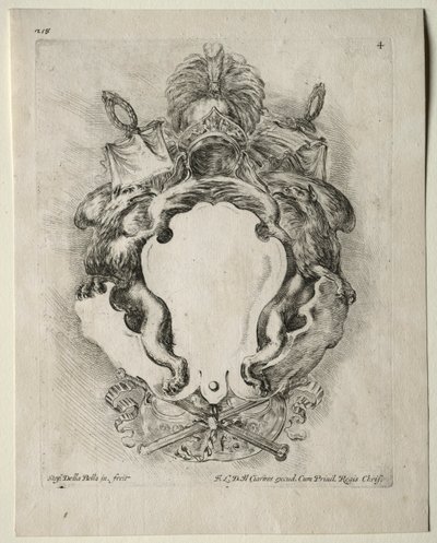 Collezione di vari capricci e nuovi disegni di cartouches e ornamenti: No. 4 da Stefano della Bella