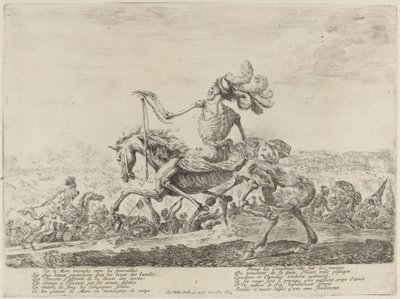 Morte sul campo di battaglia da Stefano della Bella