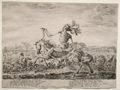 Morte sul campo di battaglia da Stefano della Bella