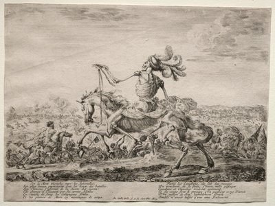 Morte sul campo di battaglia, 1646-1647 da Stefano della Bella