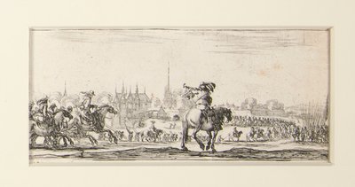 Disegni di alcune manovre di truppe, serie di dodici incisioni da Stefano della Bella