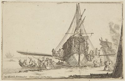 Imbarco (Varie figure) da Stefano della Bella