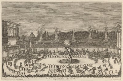Ingresso del Principe di Toscana, 1661 da Stefano della Bella