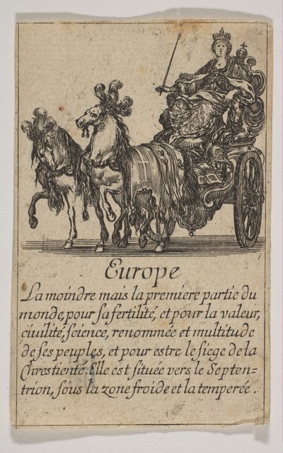 Europa, 1644 da Stefano della Bella