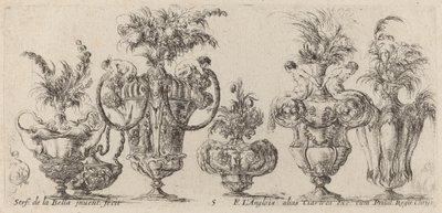 Vasi fantastici, probabilmente 1646 da Stefano della Bella