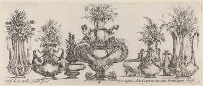 Vasi fantastici, probabilmente 1646 da Stefano della Bella