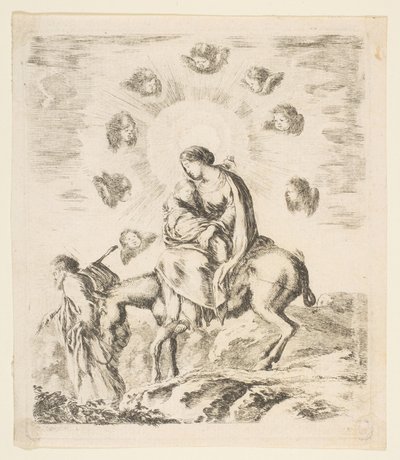 Fuga in Egitto, ca. 1641 da Stefano della Bella