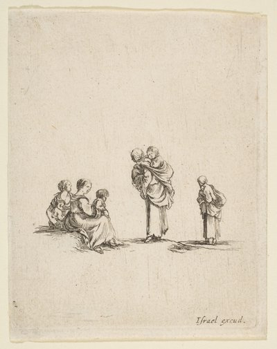 Quattro Donne Mendicanti da Stefano della Bella