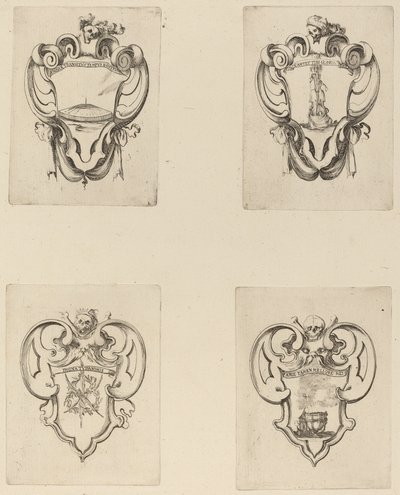 Quattro emblemi per il funerale del principe Francesco de Medici da Stefano della Bella