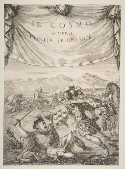 Frontespizio per Il Cosmo, 1650 da Stefano della Bella