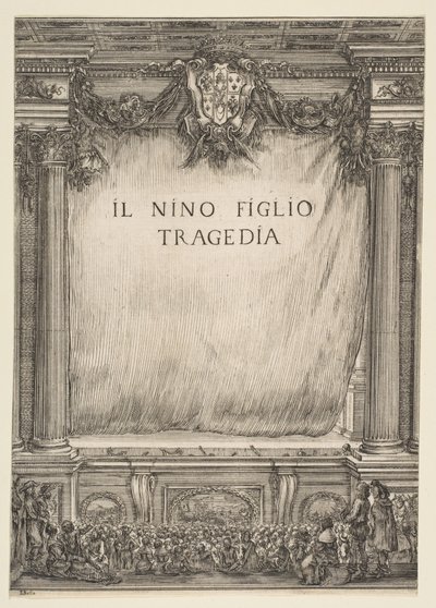 Frontespizio per Il Nino Figlio da Stefano della Bella