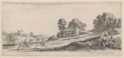 Cavalieri al Galoppo, prima o nel 1647 da Stefano della Bella