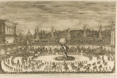 Il mondo festeggiante, balletto a cavallo in occasione del matrimonio di Cosimo de