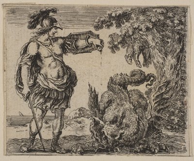 Giasone, dal Gioco della Mitologia, 1644 da Stefano della Bella