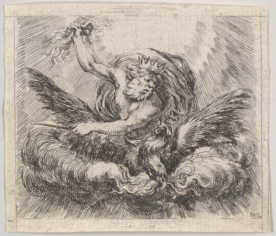 Giove, dal Gioco della Mitologia, 1644 da Stefano della Bella